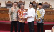 Gelar Sidang Paripurna, DPRD Terima Penyampaian Ranperda RPJMD dari Wali Kota Batam.
