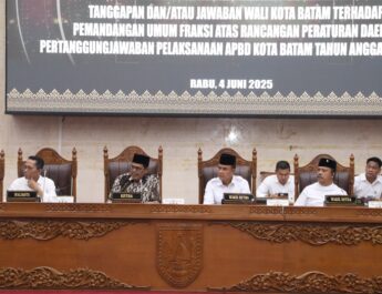 Paripurna DPRD Dengarkan Jawaban Walikota atas Pandangan Fraksi Terkait RPP APBD 2024