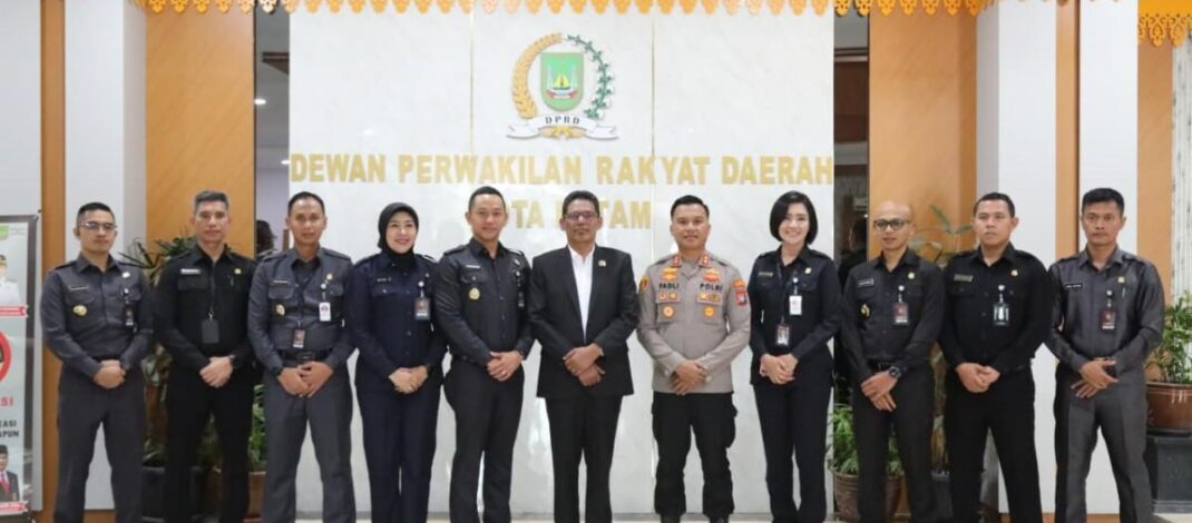 Ketua DPRD Kota Batam Sambut Kunjungan Studi Peserta Pendidikan Calon Perwira Polri