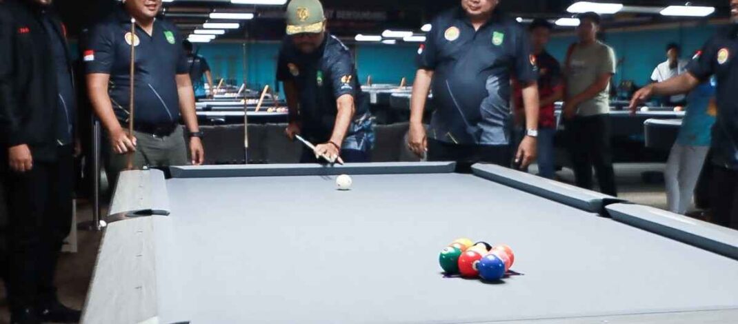 Hadiri Pembukaan Turnamen Biliard Piala Walikota, Anggota DPRD Apresiasi Potensi Pebiliard Batam